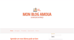 Desktop Screenshot of monblogamoua.fr